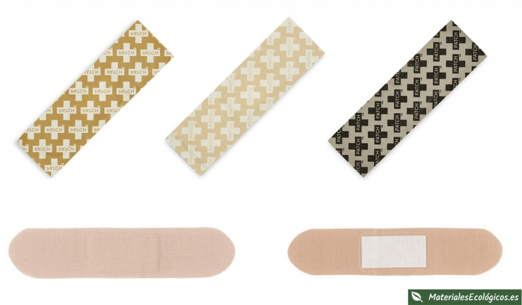 Tiritas de bambú para heridas