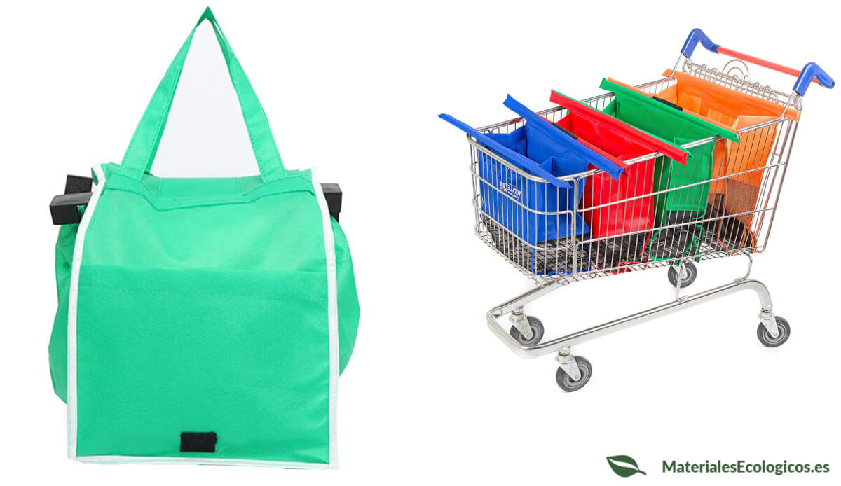 Agarrar tubería conspiración Trolley Bag, las bolsas reutilizables para carros de supermercados