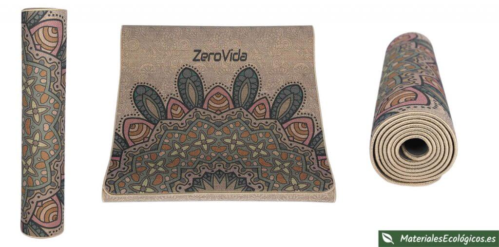 Esterillas de yoga de lino y goma natural