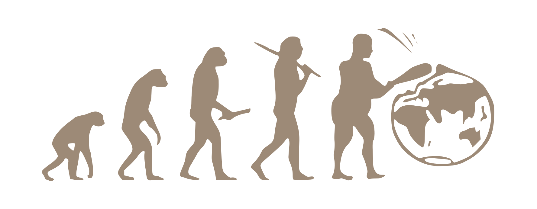 Evolución hombre y planeta tierra