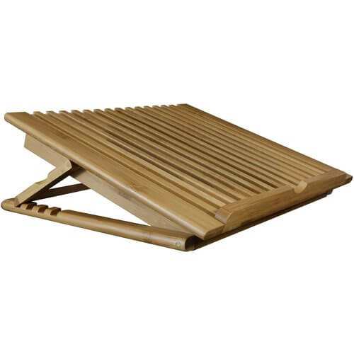 Soportes ordenadores portátiles tablets de madera bambú