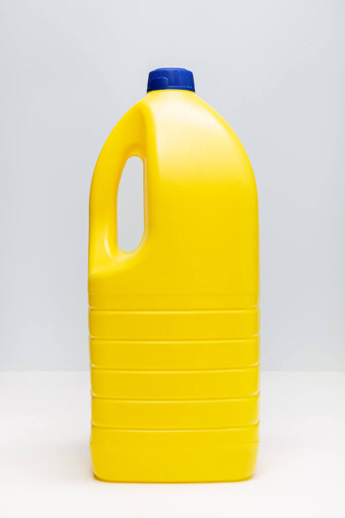 botella de polietileno de alta densidad