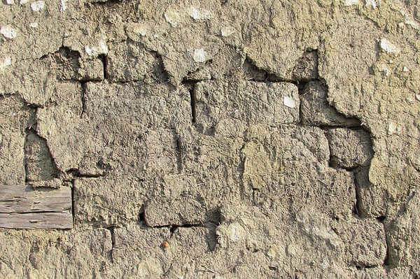 muro de adobe