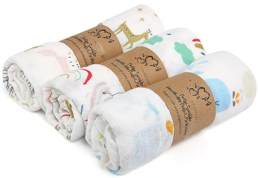 toallas de bebe ecológicas de bambú o algodón orgánico