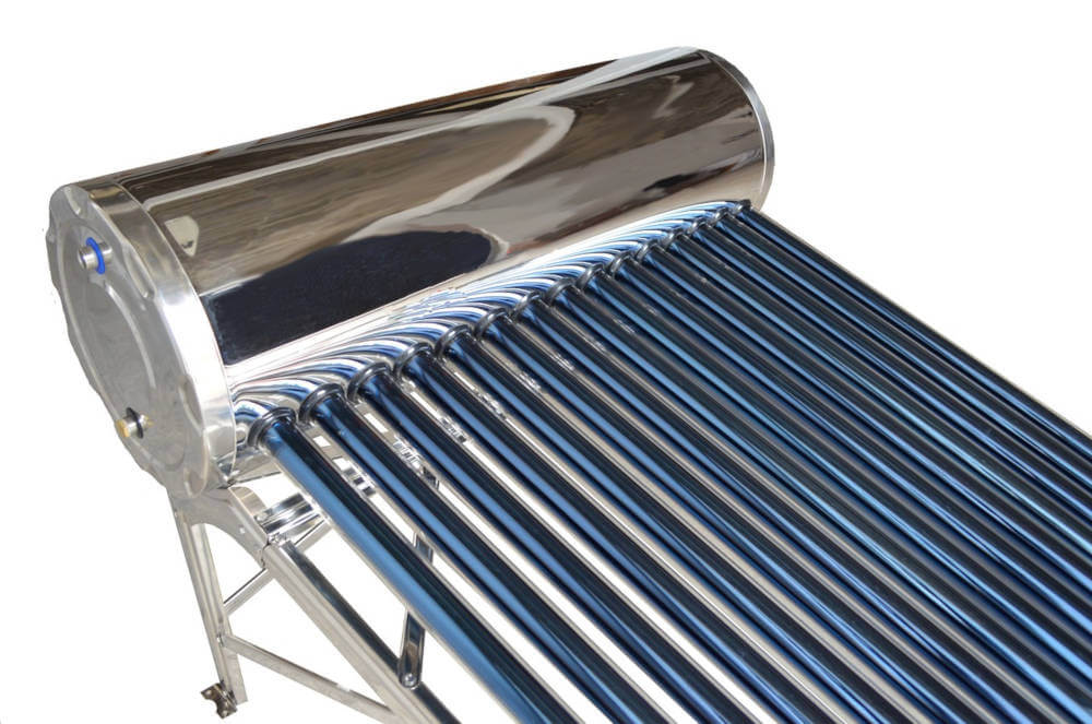 calentador solar térmico de tubos de vacío con acumulador de termosifón