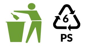 reciclaje del poliestireno codigo 6